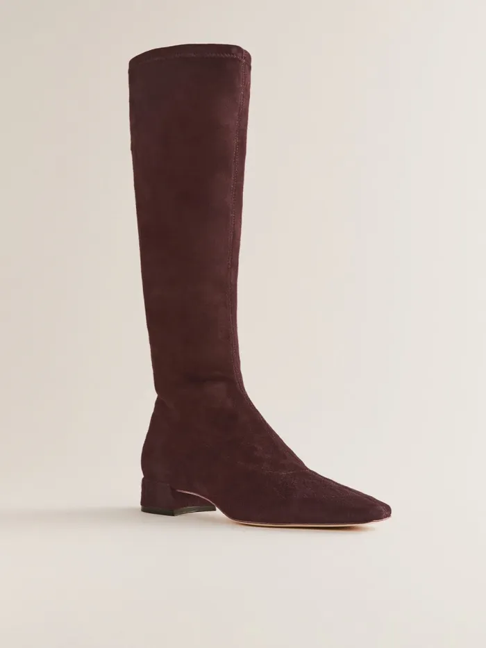 Reformation Boots Raven Knee Boot Espresso Stretch Suede 8211 Women Reformation Boots Raven Knee Boot Espresso Stretch Suede 8211 Women