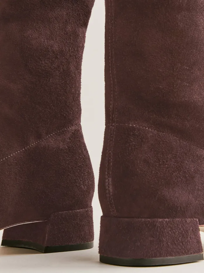 Reformation Boots Raven Knee Boot Espresso Stretch Suede 8211 Women Reformation Boots Raven Knee Boot Espresso Stretch Suede 8211 Women