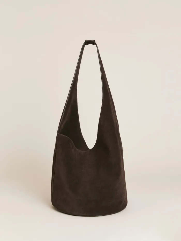Reformation Bucket Bags Medium Silvana Bucket Bag Boss Suede 8211 Women