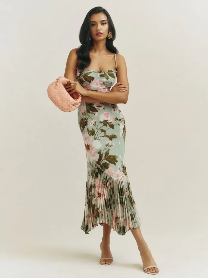Reformation Dresses Aiko Dress Fauna 8211 Women