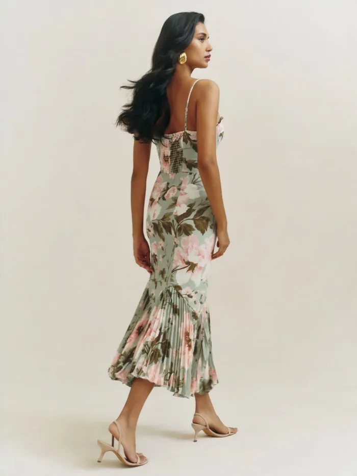Reformation Dresses Aiko Dress Fauna 8211 Women