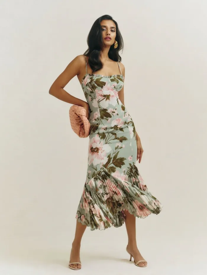Reformation Dresses Aiko Dress Fauna 8211 Women