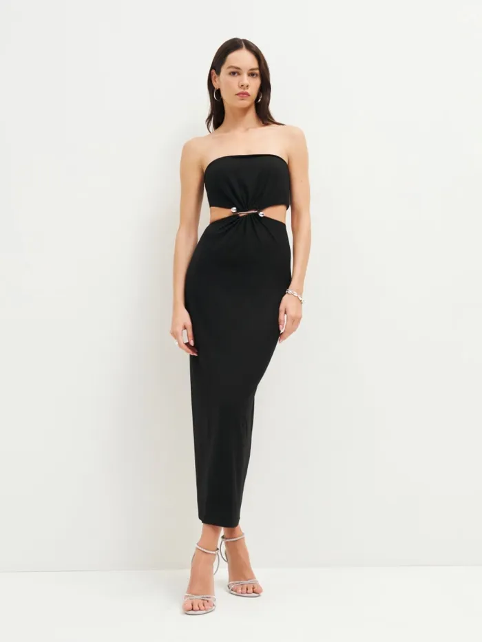 Reformation Dresses Amaia Knit Dress Black 8211 Women