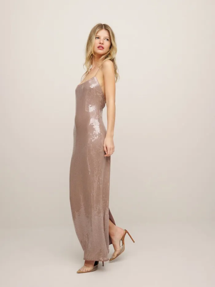 Reformation Dresses Bevelyn Dress Rose Gold 8211 Women Reformation Dresses Bevelyn Dress Rose Gold 8211 Women