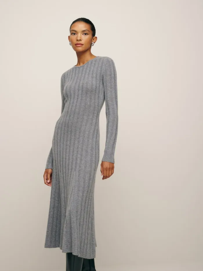 Reformation Dresses Evan Cashmere Sweater Dress Dark Grey 8211 Women Reformation Dresses Evan Cashmere Sweater Dress Dark Grey 8211 Women