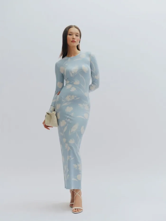 Reformation Dresses Petites Tommie Knit Dress Clarity 8211 Women