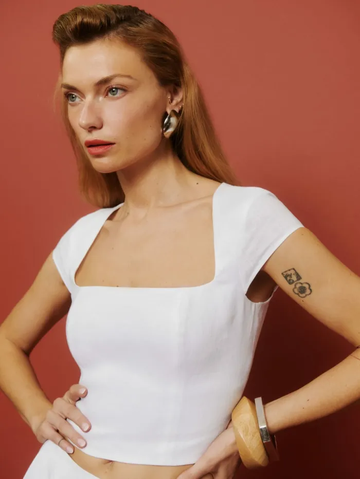 Reformation Dresses Savannah Linen Two Piece White 8211 Women Reformation Dresses Savannah Linen Two Piece White 8211 Women