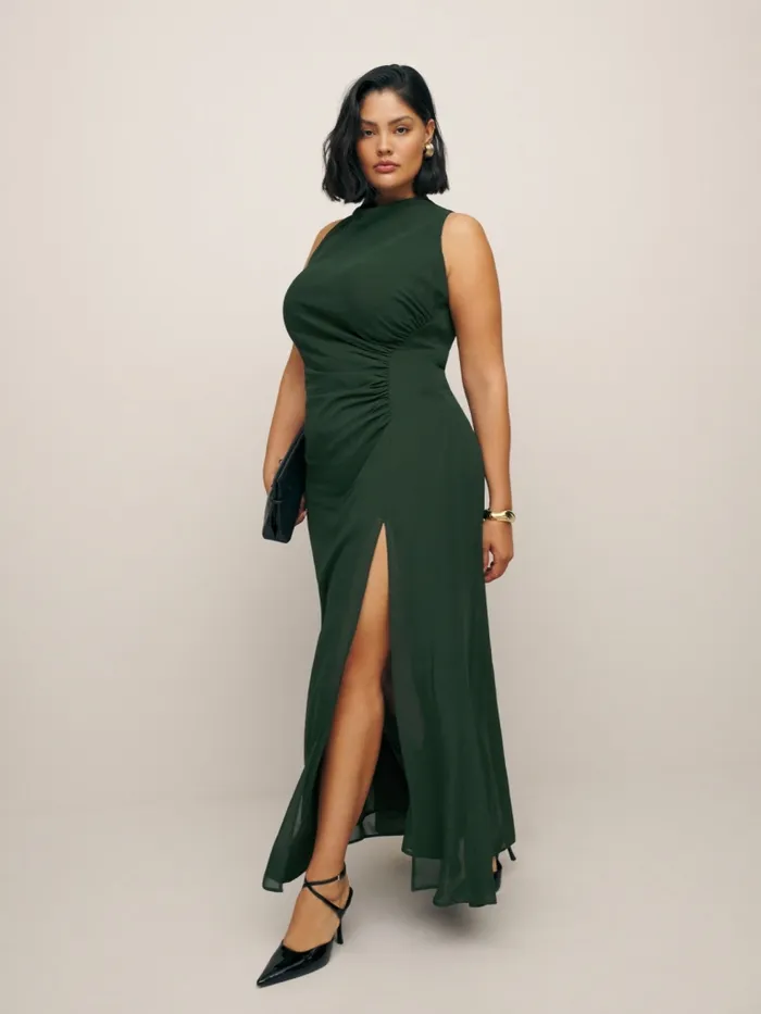 Reformation Dresses Senna Dress Es Forest 8211 Women