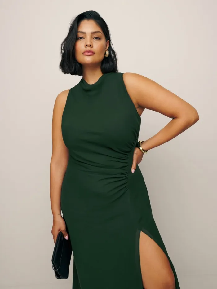 Reformation Dresses Senna Dress Es Forest 8211 Women