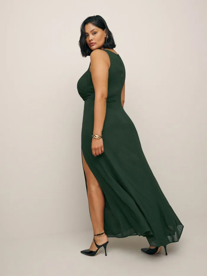 Reformation Dresses Senna Dress Es Forest 8211 Women