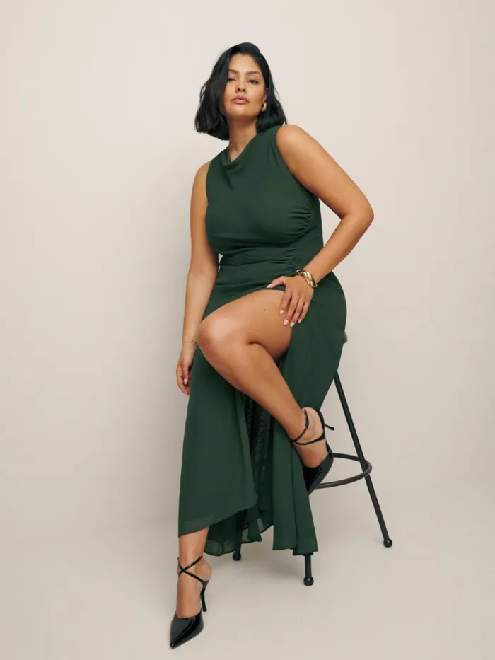 Reformation Dresses Senna Dress Es Forest 8211 Women