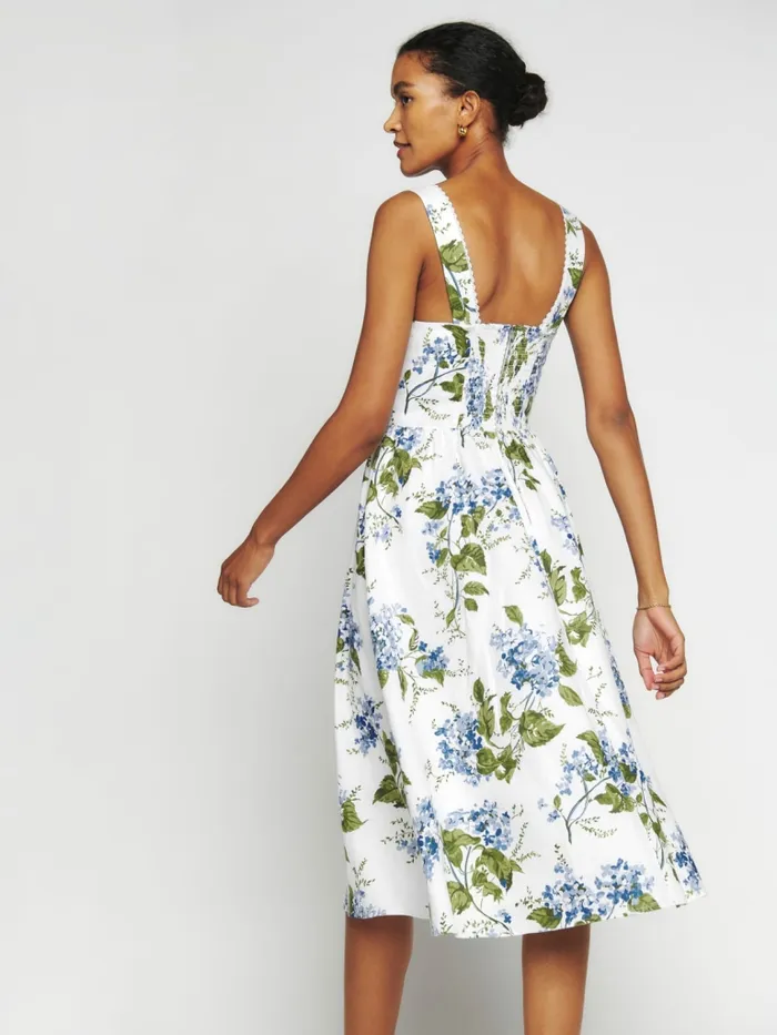Reformation Dresses Tagliatelle Linen Dress Riviera 8211 Women Reformation Dresses Tagliatelle Linen Dress Riviera 8211 Women