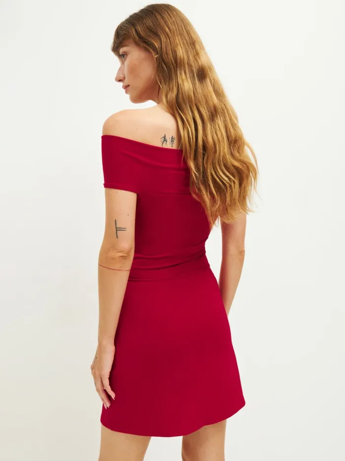 Reformation Dresses Vida Knit Dress Cherry 8211 Women Reformation Dresses Vida Knit Dress Cherry 8211 Women