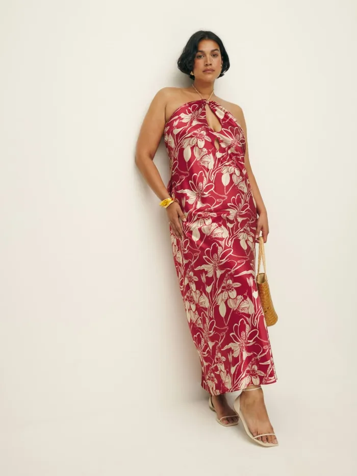Reformation Dresses Yesenia Silk Dress Es Las Dalias 8211 Women Reformation Dresses Yesenia Silk Dress Es Las Dalias 8211 Women