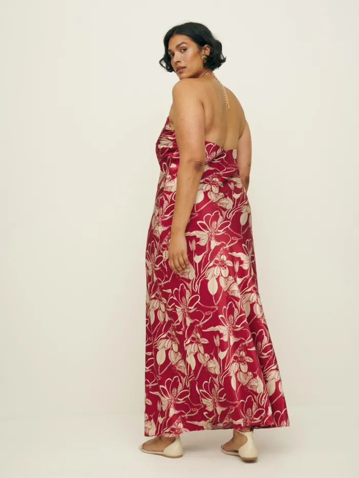 Reformation Dresses Yesenia Silk Dress Es Las Dalias 8211 Women Reformation Dresses Yesenia Silk Dress Es Las Dalias 8211 Women