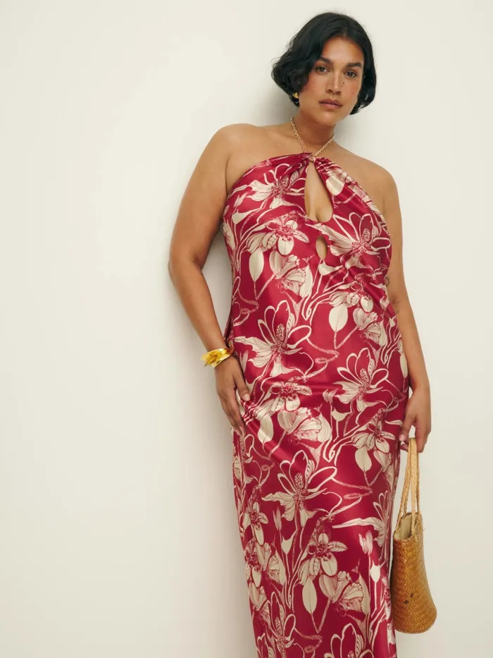 Reformation Dresses Yesenia Silk Dress Es Las Dalias 8211 Women Reformation Dresses Yesenia Silk Dress Es Las Dalias 8211 Women