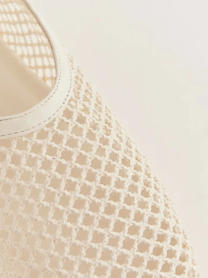 Reformation Flats Britt Ballet Flat Ivory Crochet 8211 Women Reformation Flats Britt Ballet Flat Ivory Crochet 8211 Women