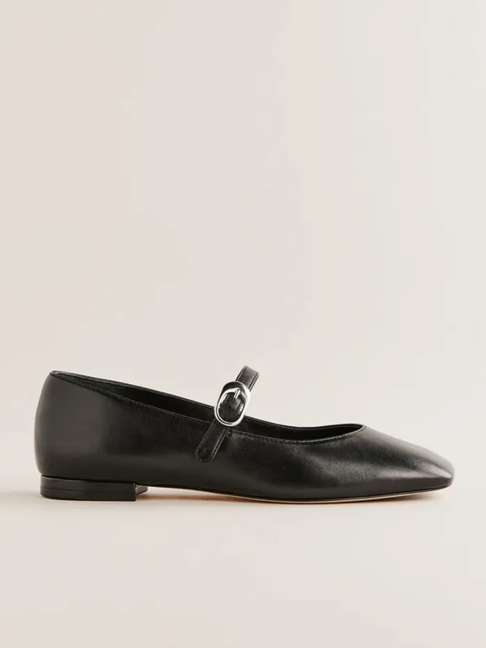 Reformation Flats Melissa Mary Jane Flat Black Leather 8211 Women Reformation Flats Melissa Mary Jane Flat Black Leather 8211 Women