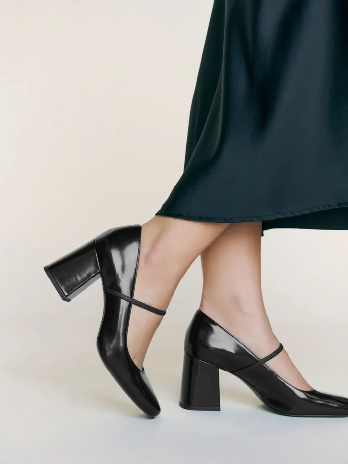 Reformation Heels Natalie Pump Black 8211 Women