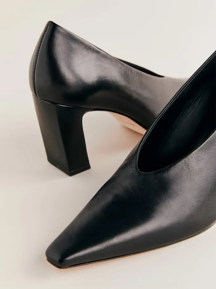 Reformation Heels Nolita Pump Black Leather 8211 Women Reformation Heels Nolita Pump Black Leather 8211 Women