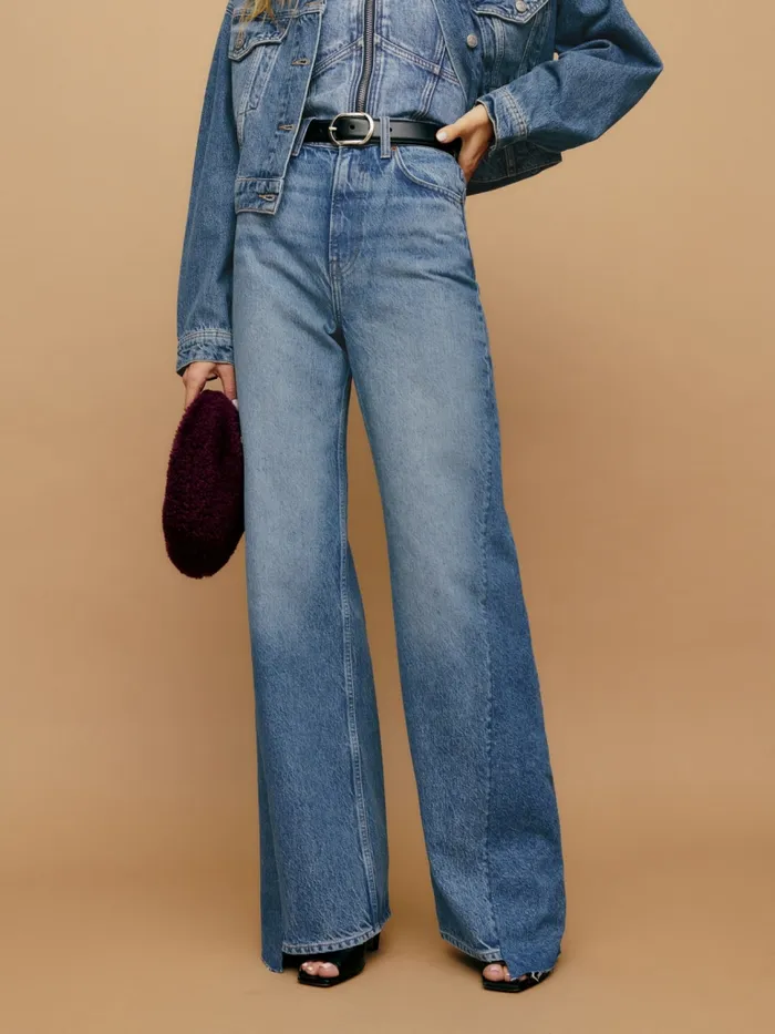 Reformation Jeans Cary High Rise Slouchy Wide Leg Jeans Colorado Reworked 8211 Women Reformation Jeans Cary High Rise Slouchy Wide Leg Jeans Colorado Reworked 8211 Women