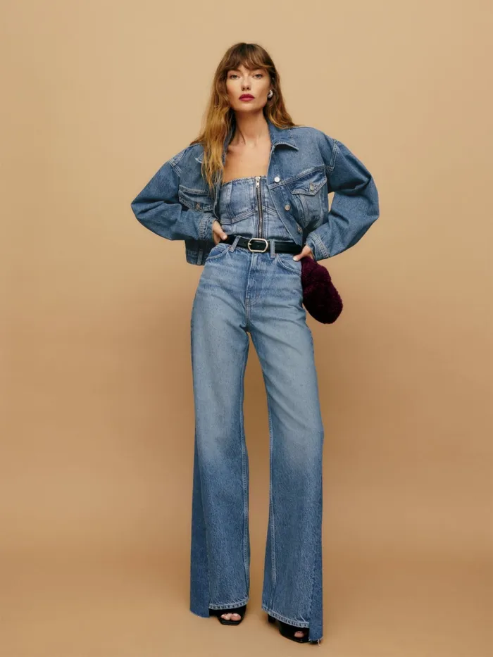 Reformation Jeans Cary High Rise Slouchy Wide Leg Jeans Colorado Reworked 8211 Women Reformation Jeans Cary High Rise Slouchy Wide Leg Jeans Colorado Reworked 8211 Women