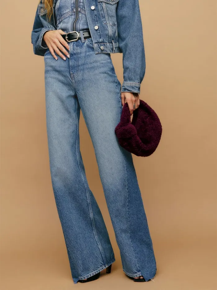 Reformation Jeans Cary High Rise Slouchy Wide Leg Jeans Colorado Reworked 8211 Women Reformation Jeans Cary High Rise Slouchy Wide Leg Jeans Colorado Reworked 8211 Women