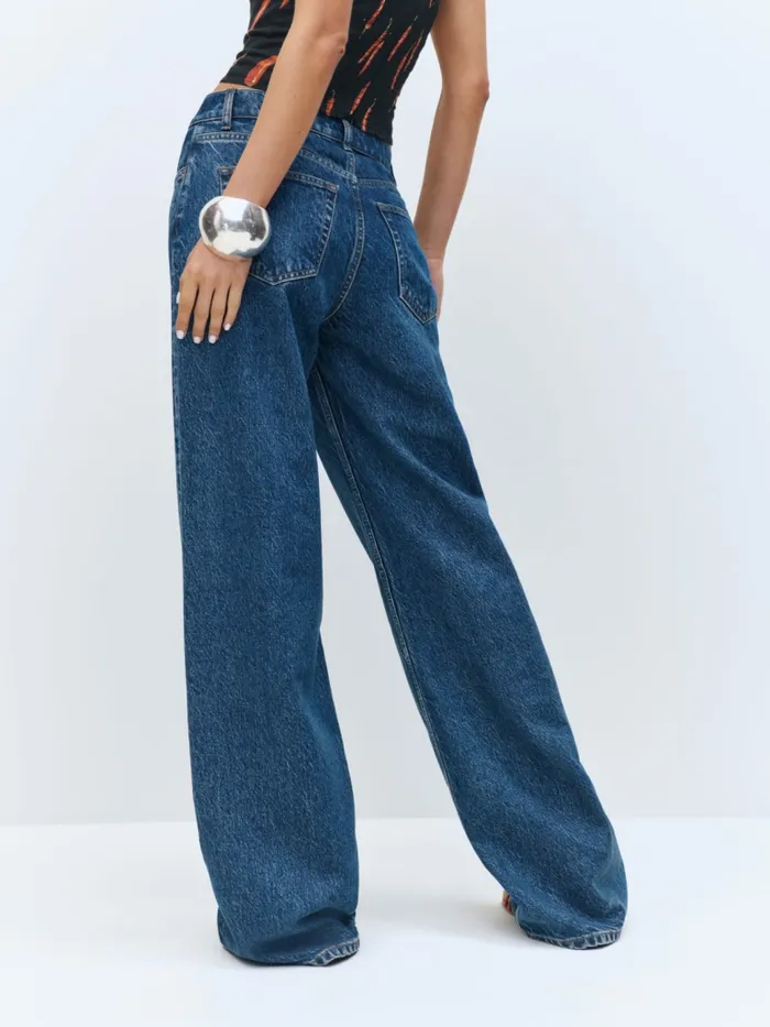 Reformation Jeans Cary Low Rise Slouchy Wide Leg Jeans Cleary 8211 Women