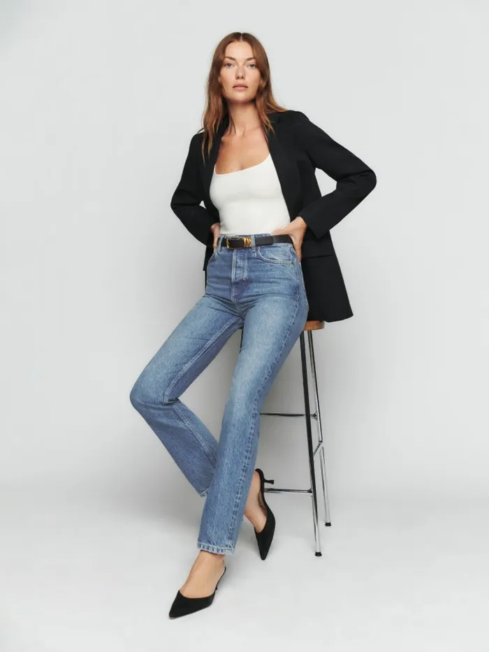 Reformation Jeans Cynthia High Rise Straight Jeans Colorado 8211 Women Reformation Jeans Cynthia High Rise Straight Jeans Colorado 8211 Women