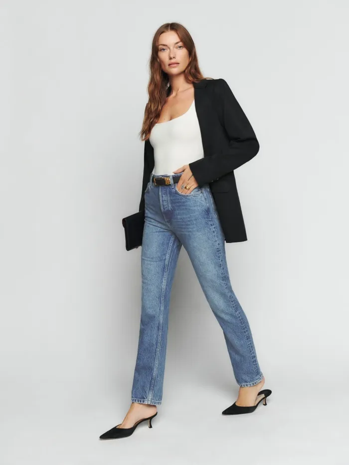Reformation Jeans Cynthia High Rise Straight Jeans Colorado 8211 Women Reformation Jeans Cynthia High Rise Straight Jeans Colorado 8211 Women