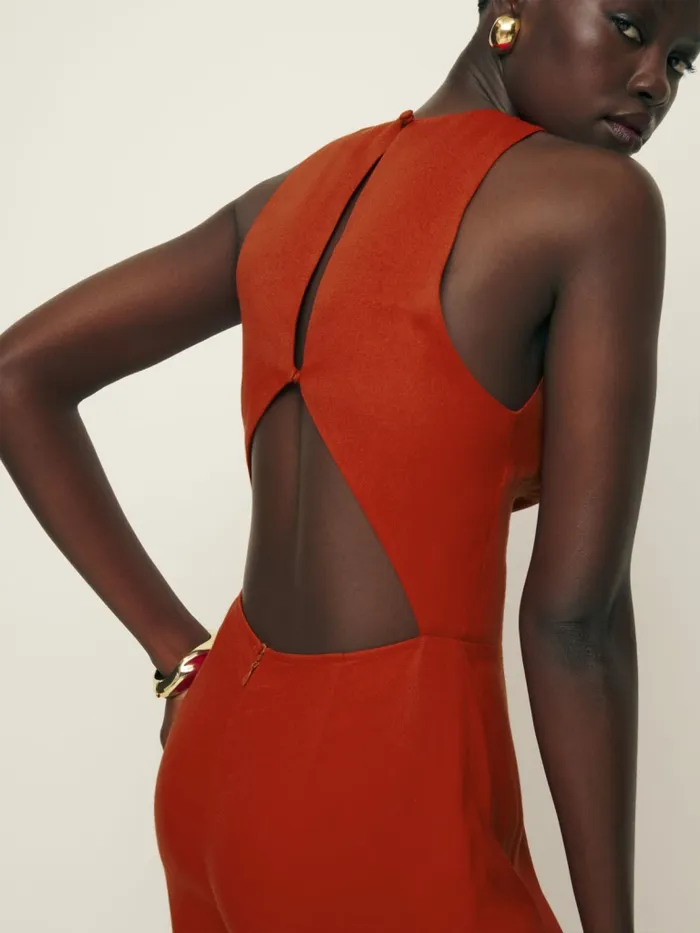 Reformation Jumpsuits Lucia Jumpsuit Sundried Tomato 8211 Women Reformation Jumpsuits Lucia Jumpsuit Sundried Tomato 8211 Women