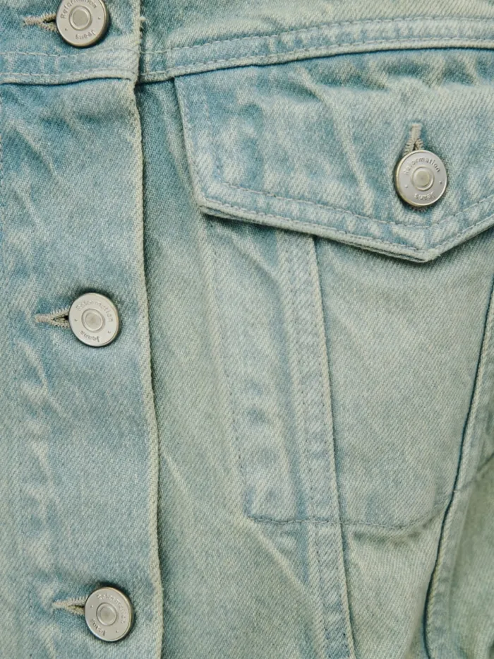 Reformation Outerwear Jori Cropped Denim Jacket Sahara 8211 Women Reformation Outerwear Jori Cropped Denim Jacket Sahara 8211 Women