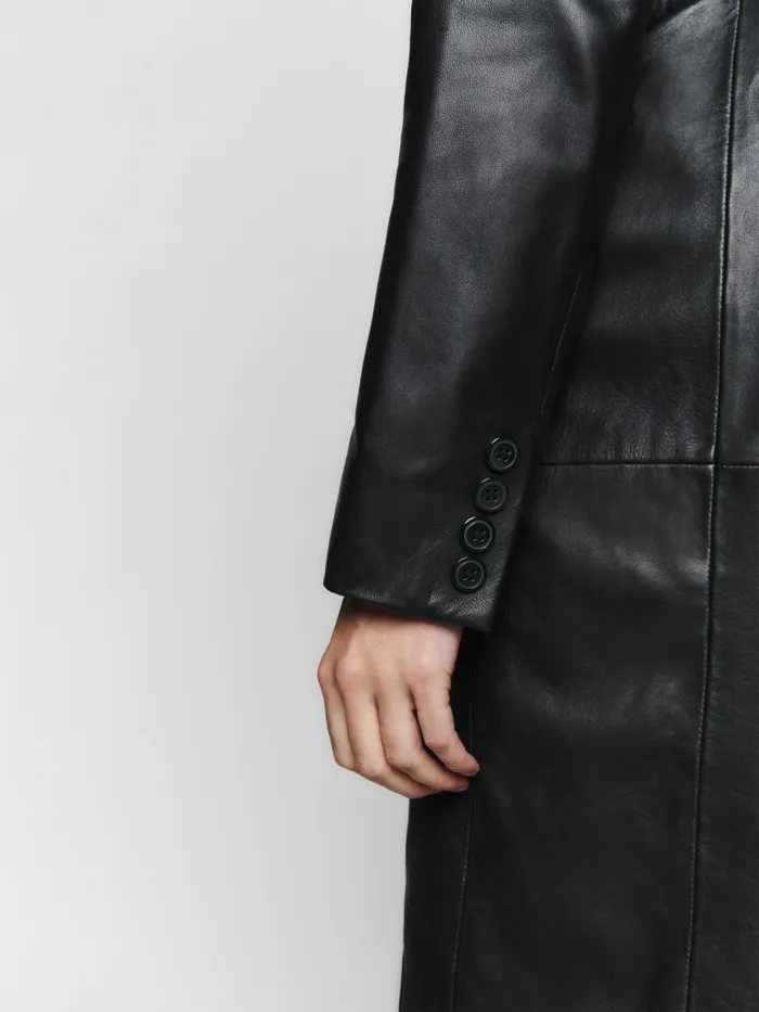 Reformation Outerwear Veda Crosby 90s Longline Leather Blazer Black 8211 Women Reformation Outerwear Veda Crosby 90s Longline Leather Blazer Black 8211 Women