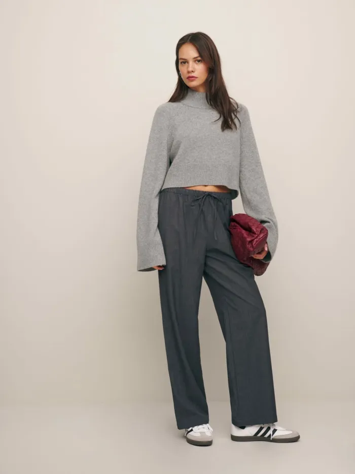 Reformation Pants Olina Pant Charcoal 8211 Women