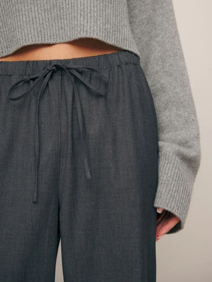 Reformation Pants Olina Pant Charcoal 8211 Women