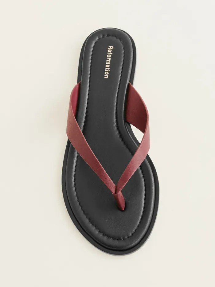 Reformation Sandals Jessie Thong Sandal Ruby Black 8211 Women Reformation Sandals Jessie Thong Sandal Ruby Black 8211 Women