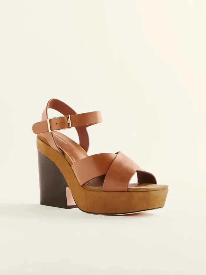 Reformation Sandals Juna Platform Sandal Pecan 8211 Women Reformation Sandals Juna Platform Sandal Pecan 8211 Women