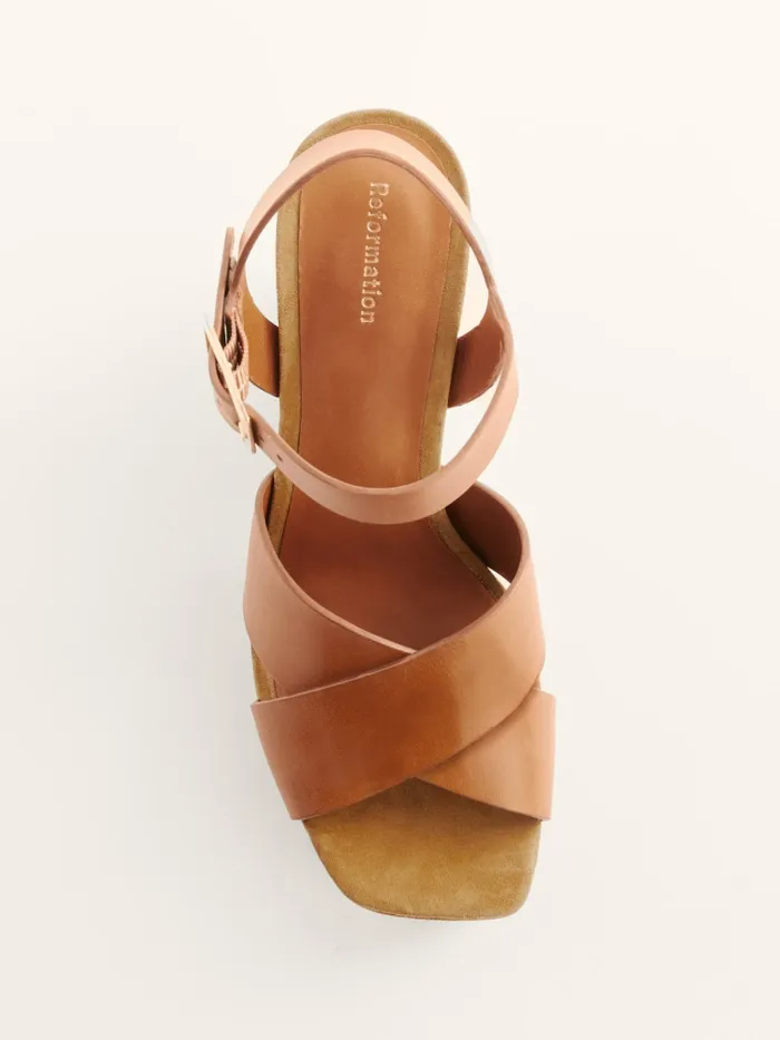 Reformation Sandals Juna Platform Sandal Pecan 8211 Women Reformation Sandals Juna Platform Sandal Pecan 8211 Women