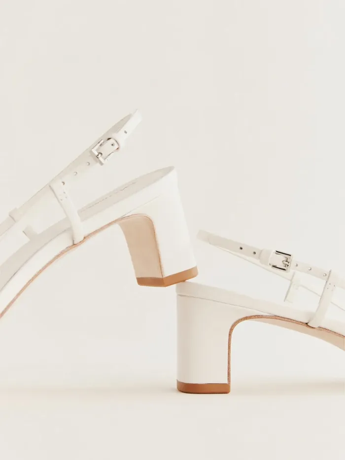 Reformation Sandals Sally Bow Heeled Sandal White Leather 8211 Women Reformation Sandals Sally Bow Heeled Sandal White Leather 8211 Women