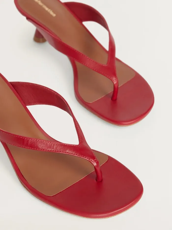Reformation Sandals Sophie Heeled Sandal Scarlet 8211 Women Reformation Sandals Sophie Heeled Sandal Scarlet 8211 Women