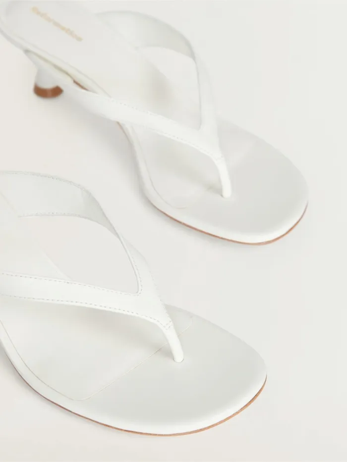 Reformation Sandals Sophie Heeled Sandal White Leather 8211 Women Reformation Sandals Sophie Heeled Sandal White Leather 8211 Women