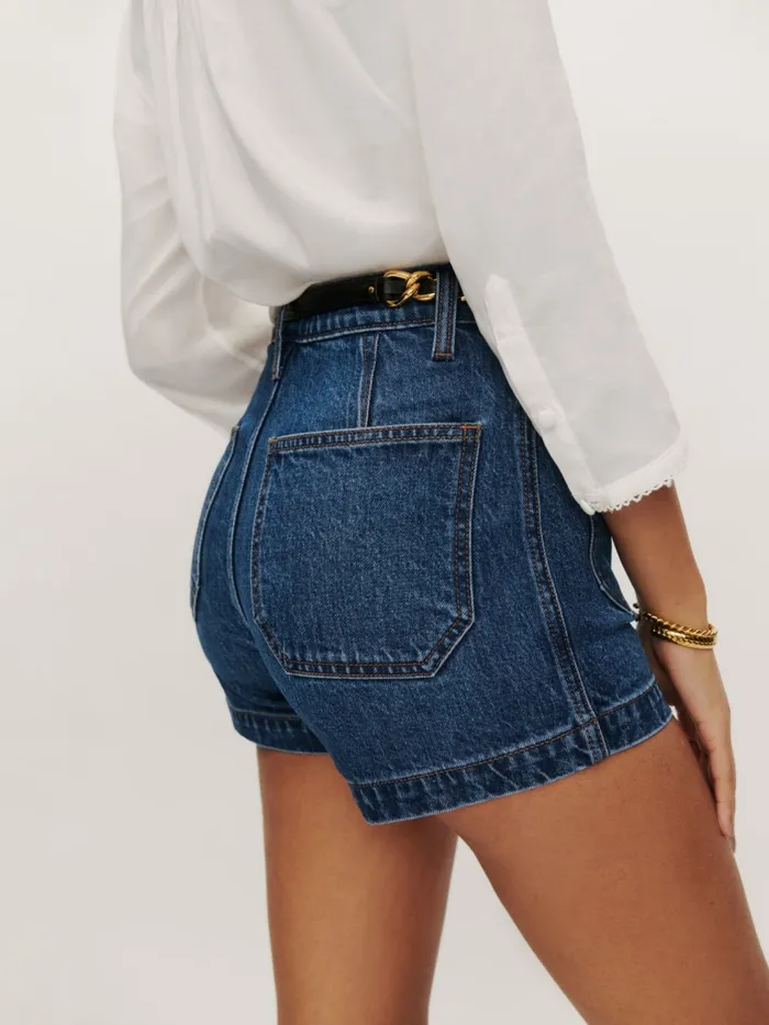 Reformation Shorts Alyssa High Rise Jean Shorts Anguilla 8211 Women