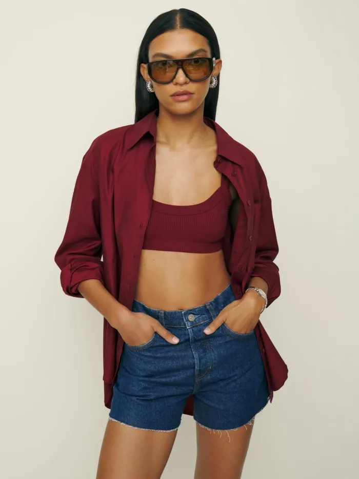 Reformation Shorts Charlene High Rise Jean Shorts Cesme 8211 Women Reformation Shorts Charlene High Rise Jean Shorts Cesme 8211 Women
