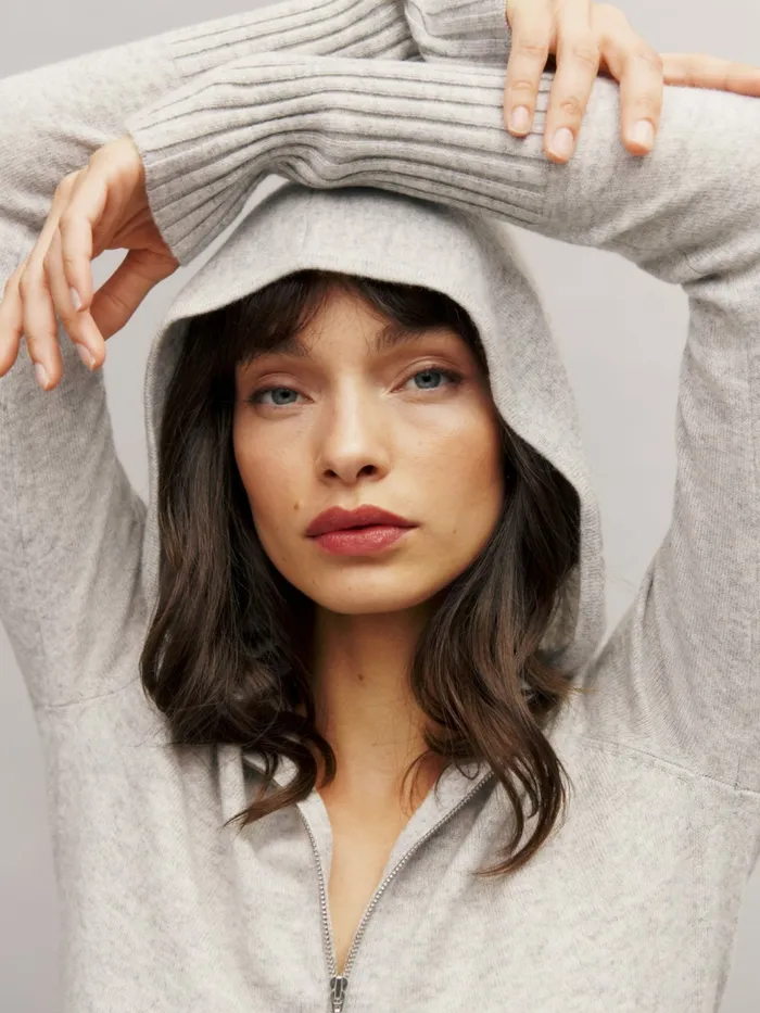 Reformation Sweaters Aree Cashmere Sweater Light Grey 8211 Women