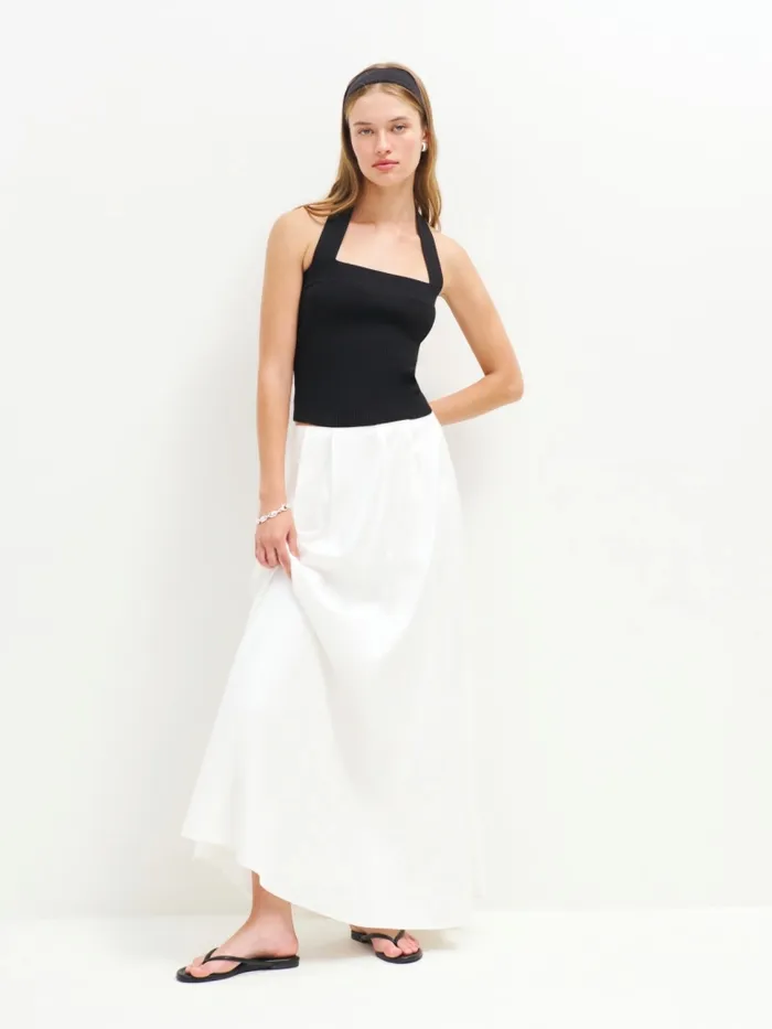 Reformation Sweaters Galina Cotton Sweater Tank Black 8211 Women Reformation Sweaters Galina Cotton Sweater Tank Black 8211 Women