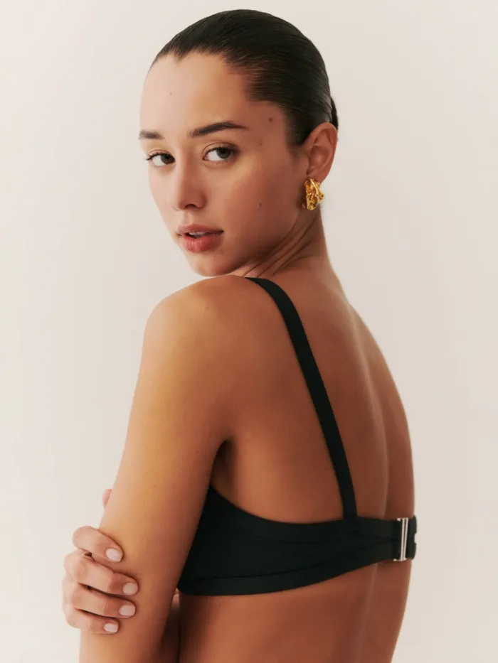 Reformation Swim Soleil Bikini Top Black 8211 Women