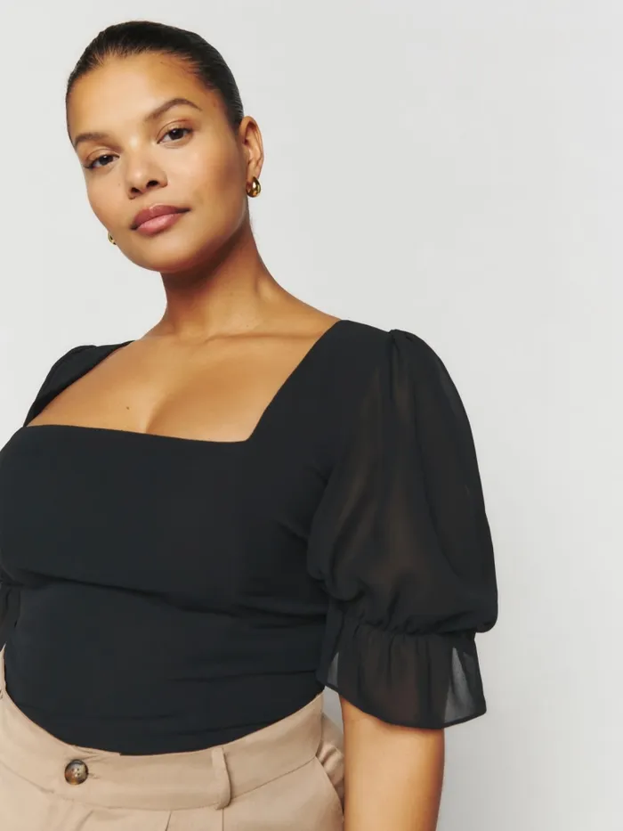Reformation Tops Constance Top Es Black 8211 Women Reformation Tops Constance Top Es Black 8211 Women