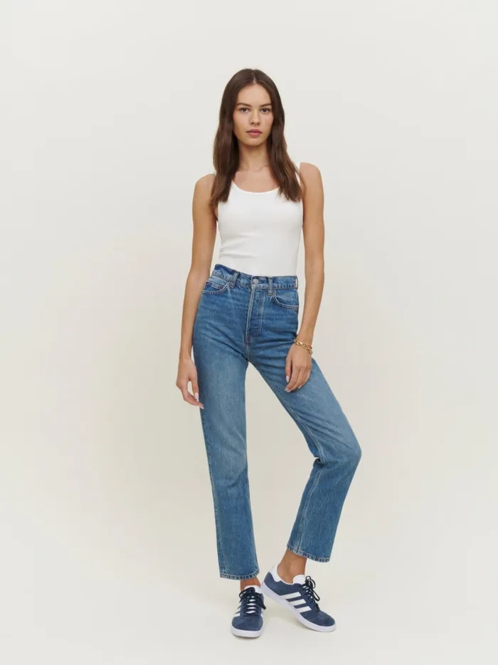 Reformation Tops Erina Knit Tank White 8211 Women