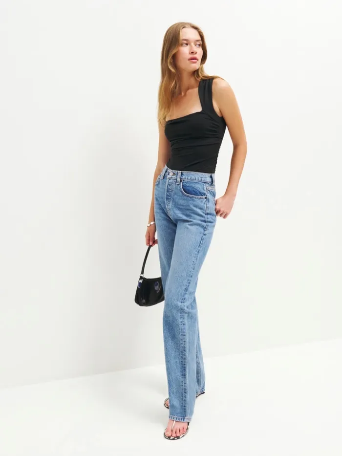 Reformation Tops Greyson Knit Top Black 8211 Women Reformation Tops Greyson Knit Top Black 8211 Women