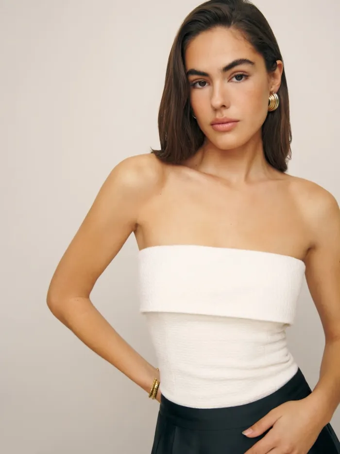 Reformation Tops Lanna Top White 8211 Women Reformation Tops Lanna Top White 8211 Women